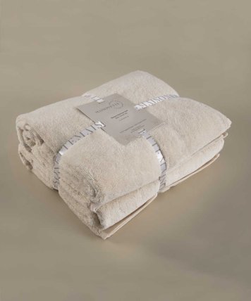 Maisonette - مجموعة مناشف حمام كبيرة من إليجانس، قطعتين