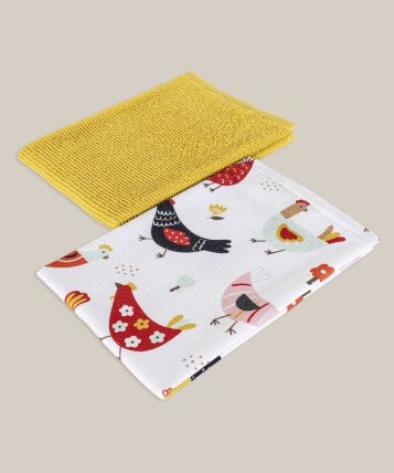 Maisonette - CHICK 2'Lİ MUTFAK HAVLUSU