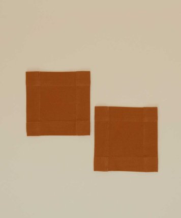 Maisonette - DENIM COLLECTION 2-PACK COASTER 15X15
MUSTARD
