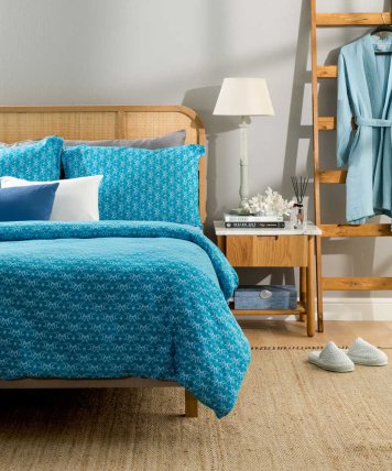 Maisonette - IVY DUVET COVER SET BLUE-BLUE