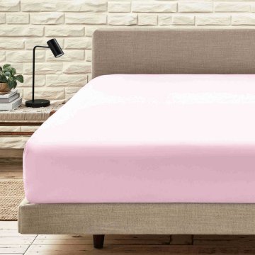 Maisonette - KNITTED FITTED SHEET POWDER PINK