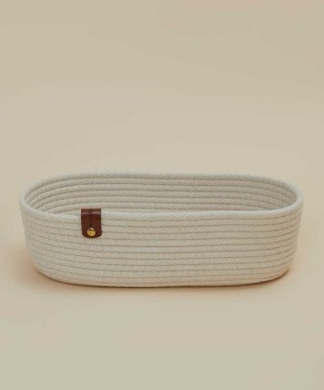 Maisonette - ЦВЕТНАЯ КОРЗИНА 17X29X10 см КРЕМОВАЯ