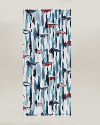 Maisonette - منشفة شاطئ قارب شراعي 75 × 150 متعددة الألوان