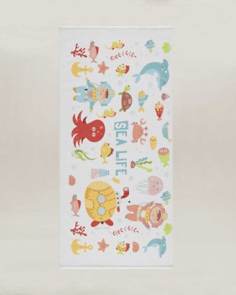 Maisonette - منشفة شاطئ سي لايف 75×150 متعددة الألوان