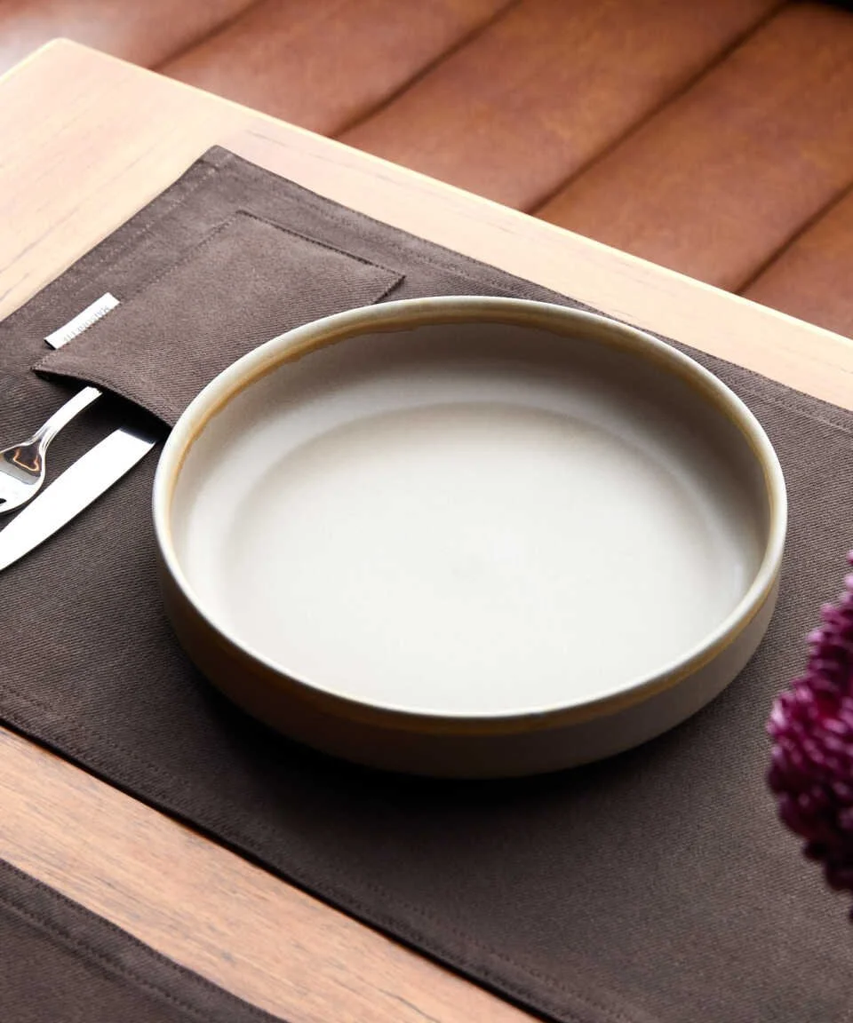 DENİM COLLECTION 2'Lİ AMERİKAN SERVİS 30X45 
KAHVE