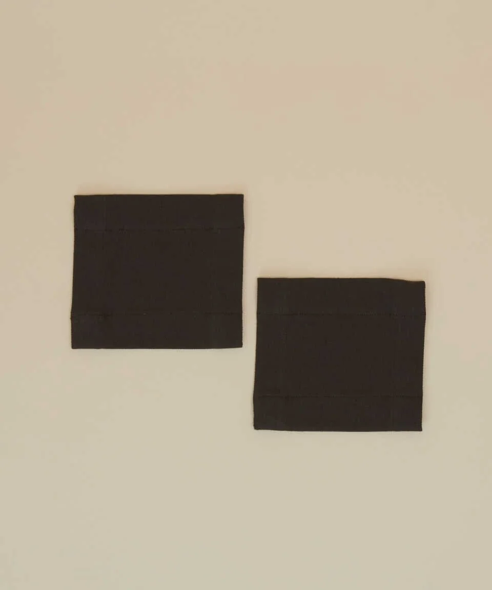 DENİM COLLECTION 2'Lİ BARDAK ALTLIĞI 15X15 KAHVE