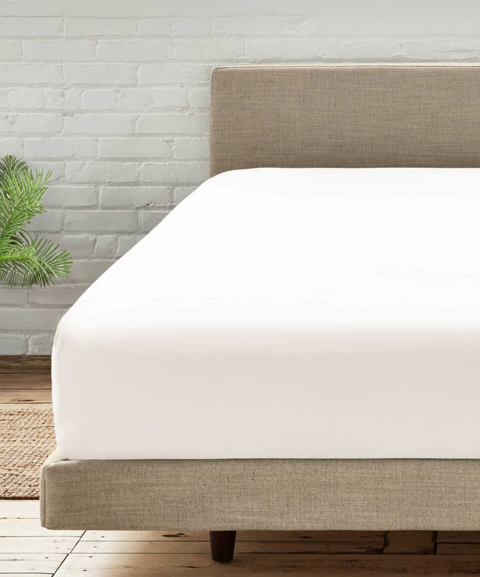 DOKUMA LASTİKLİ ÇARŞAF BEYAZ - 1