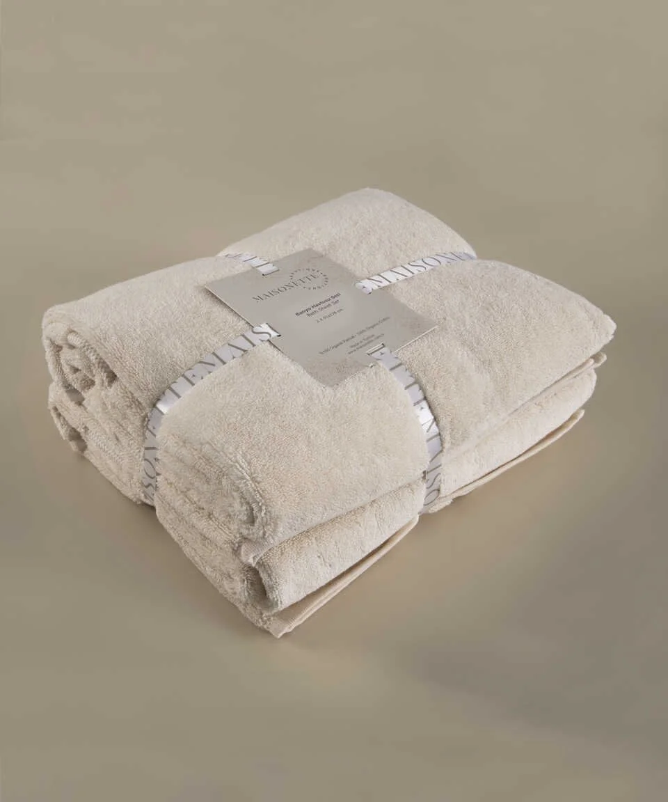 ELEGANCE BÜYÜK BOY BANYO HAVLUSU 2'Lİ SET