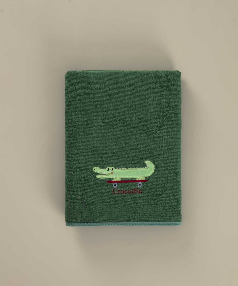 CROCODILE CHILDREN'S TOWEL - 1