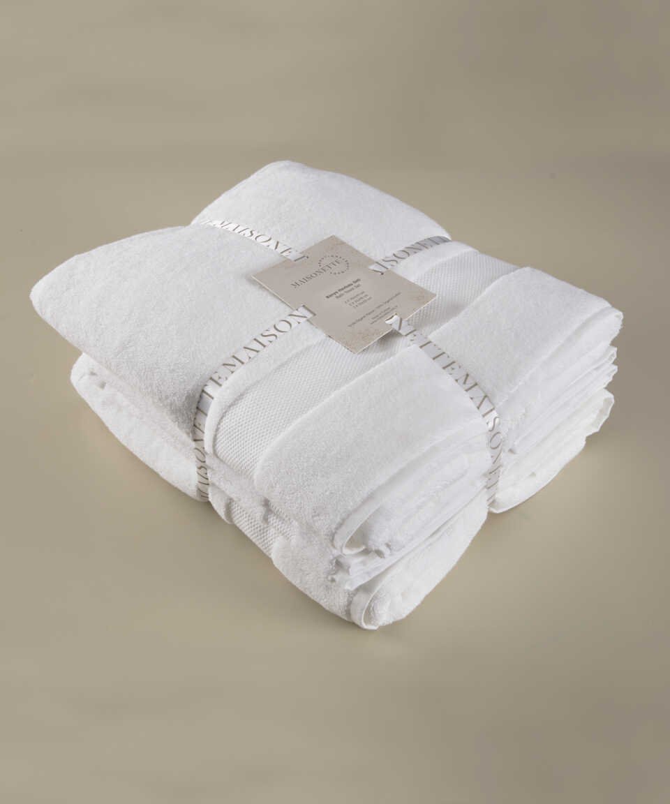 ELEGANCE BATH TOWEL SET OF 6 - 1