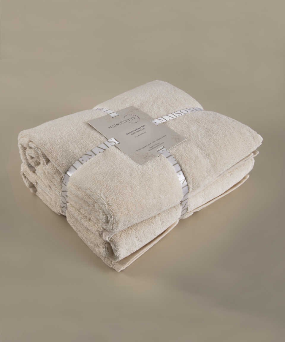 ELEGANCE LARGE BATH TOWEL SET OF 2 - 3