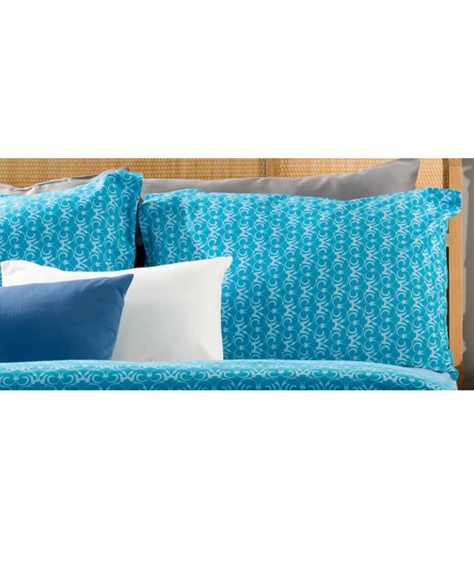 IVY DUVET COVER SET BLUE-BLUE - 2