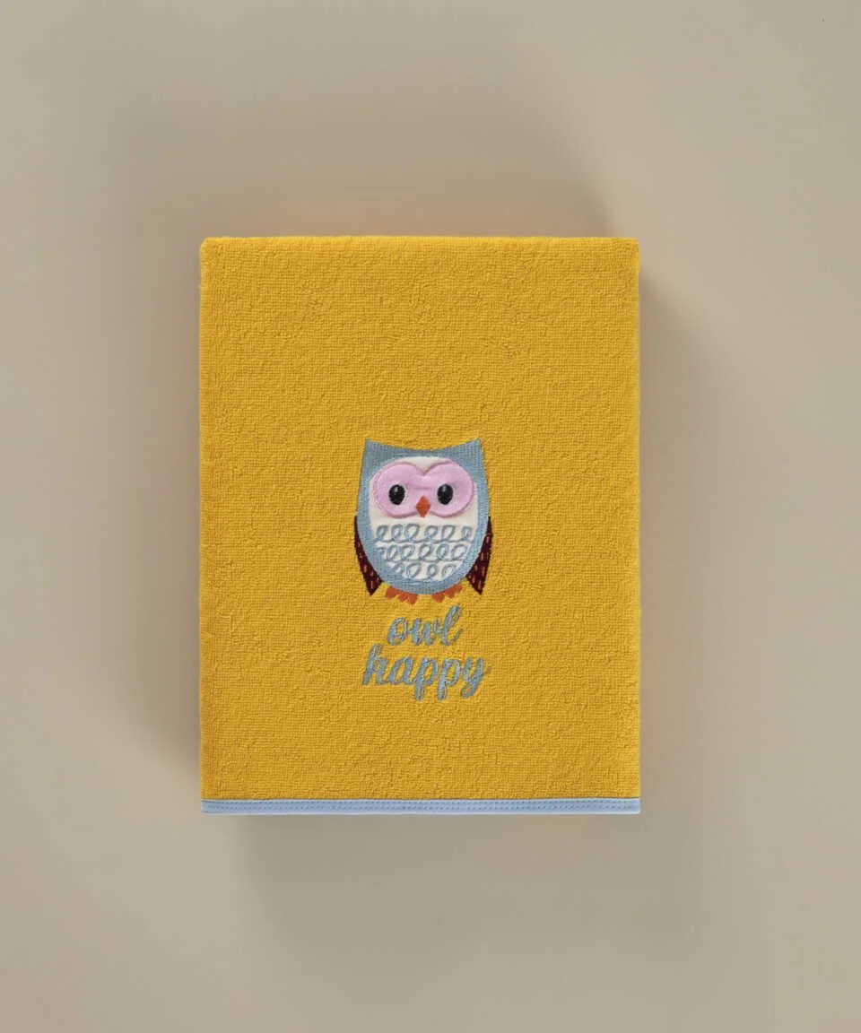 OWL CHILDREN'S TOWEL