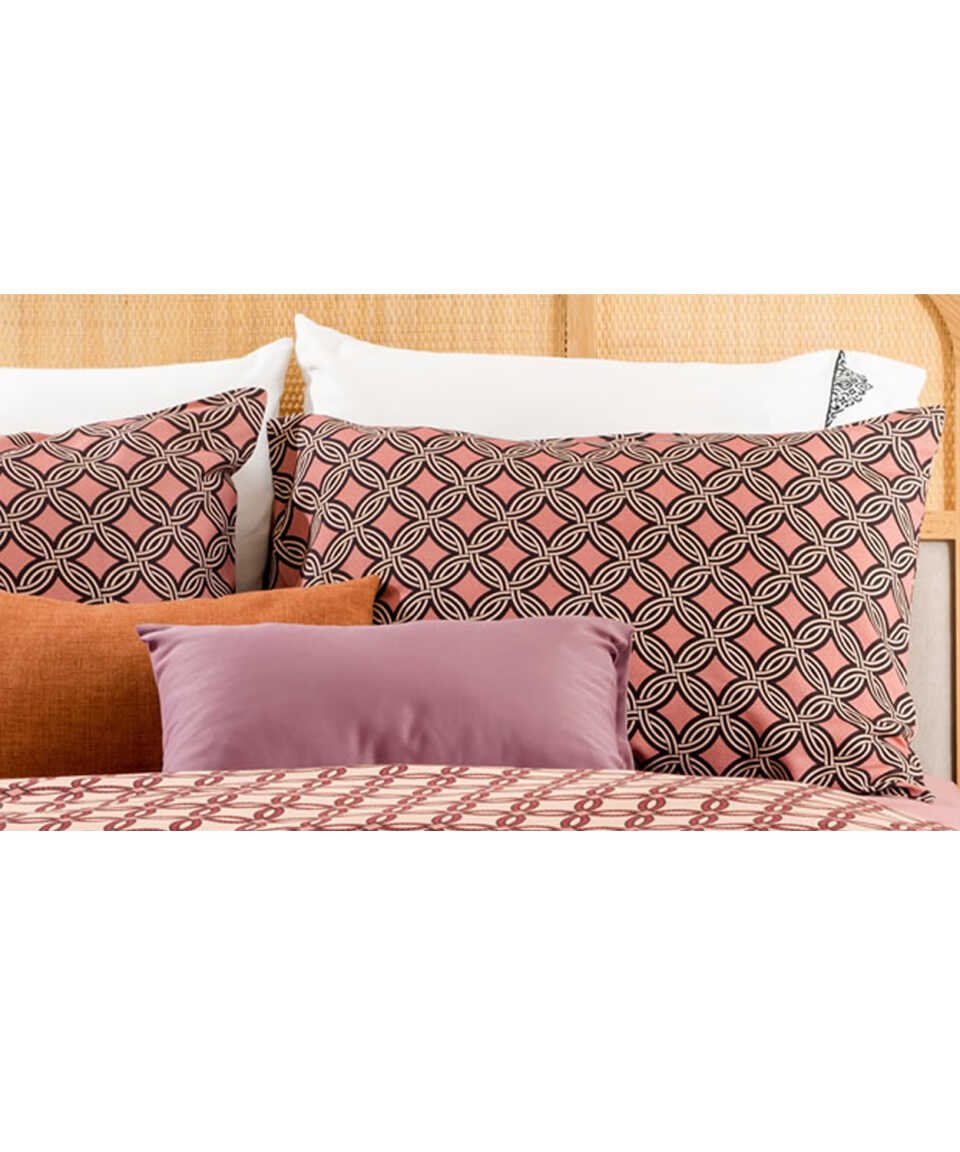 TIMELESS DUVET COVER SET PINK-PINK - 4