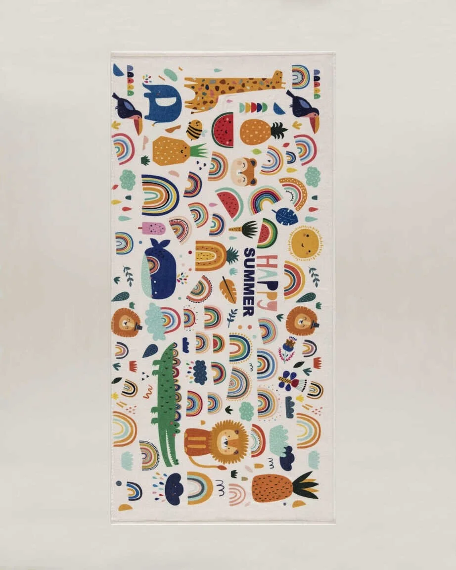 HAPPY SUMMER PLAJ HAVLUSU 75X150 MULTİ