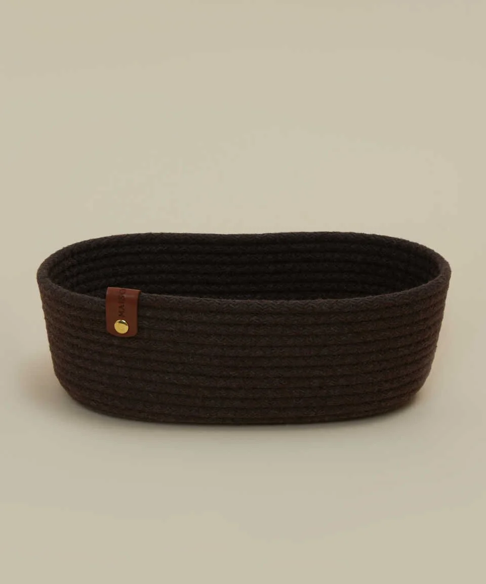 RENKLİ SEPET 14X24X9 cm KAHVERENGİ