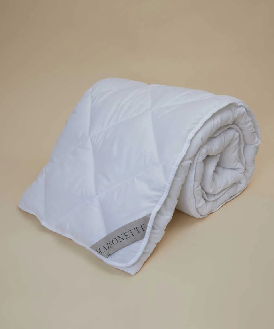 YORGAN SİLİKON 195X215 BEYAZ/WHITE